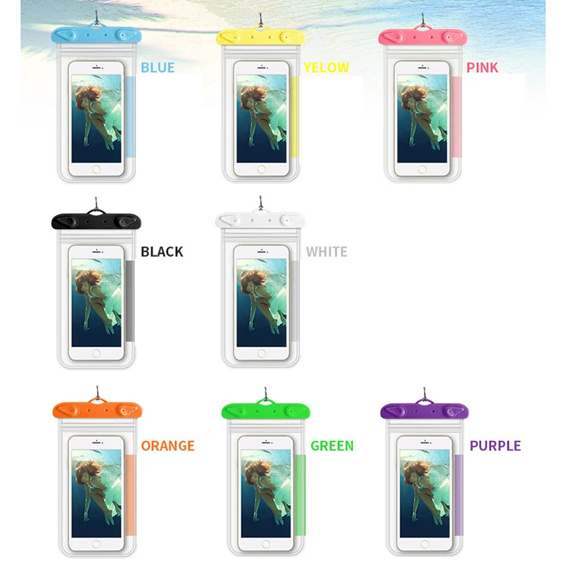 Мобильный телефон водонепроницаемая сумка для дайвинга с толстым барьером