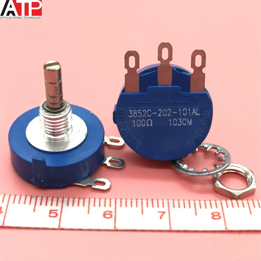 

1PCS 3852C-202-101AL new spot real map 100 ohm 2W potentiometer genuine welcome to consult and order.