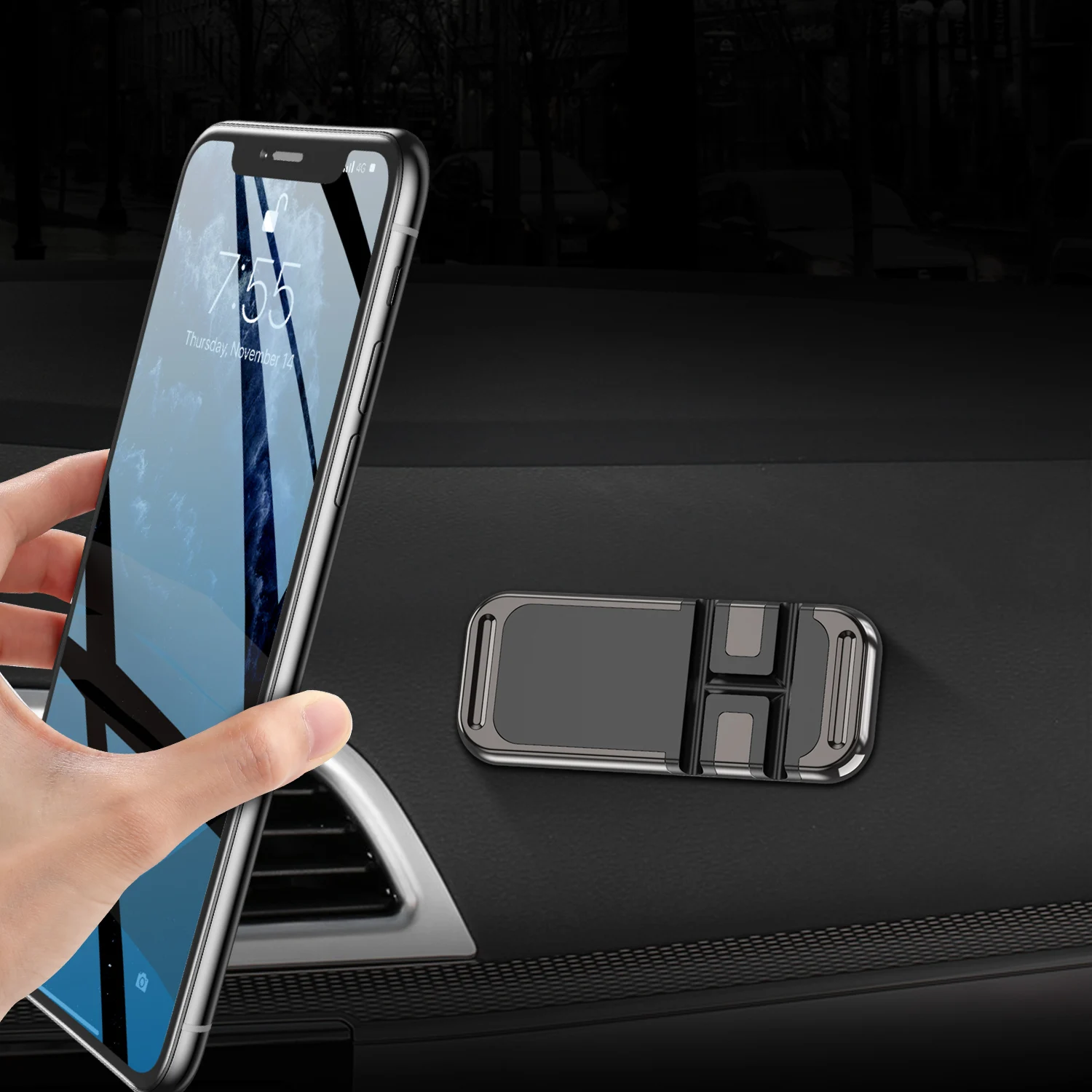 

Supporto Magnetico Per Telefono Per Auto Supporto Universale In Lega Per Huawei iPhone Staffa Magnetica Con Clip A Filo
