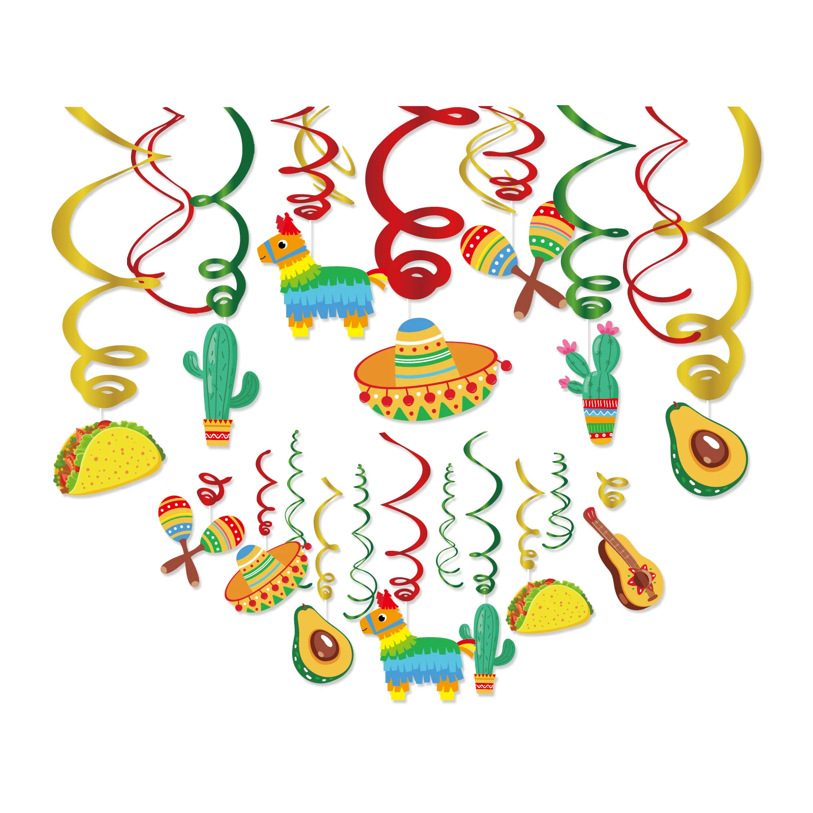 

30 шт., мексиканские кактусы-альпака из ПВХ