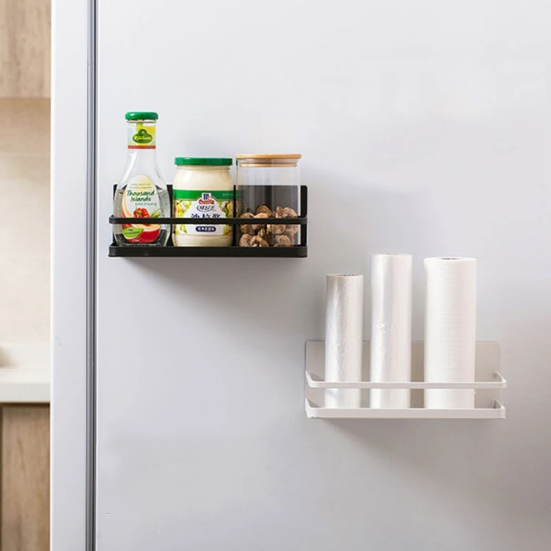 

Refrigerator Magnet Storage Rack Durable Holder Kitchen Heavy Duty Punch-free 23GB