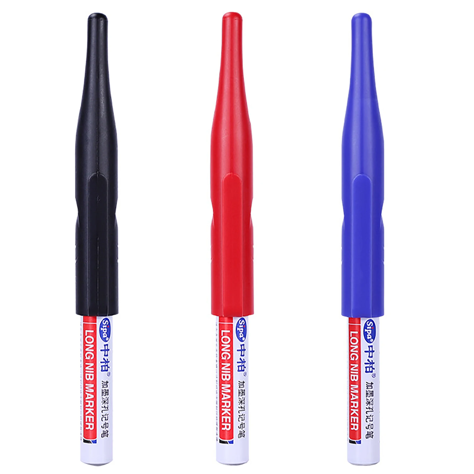 

Маркеры многоразовые, чернильная маркировочная ручка с длинным перьевым наконечником, дизайн 200 м, запись, глубокое сверло, водостойкие мар...