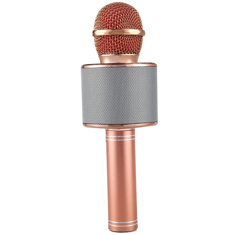 Беспроводной караоке микрофон Портативный Bluetooth мини домашний KTV для