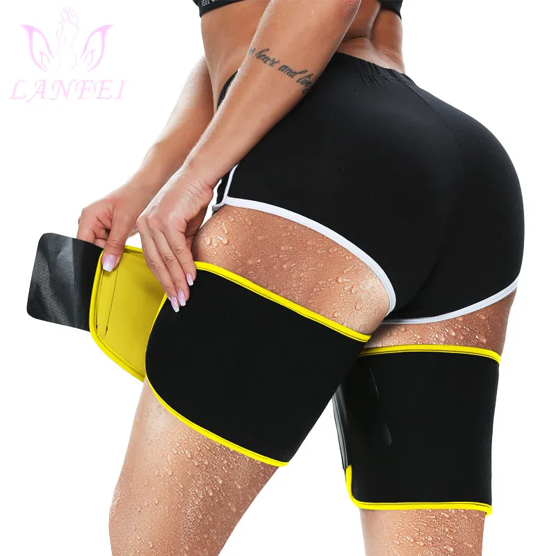 

LANFEI Slimming Neoprene Legging Shapers Strap Thigh Trimmer Workout Gym Fitness Belt for Women Weight Loss Sauna Sweat Corset