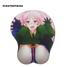 3d коврик для мыши с рисунком аниме Nakano Ichika, мягкий силиконовый коврик для мыши с подставкой для запястья, коврик для игрового ПК, ноутбука, Mac