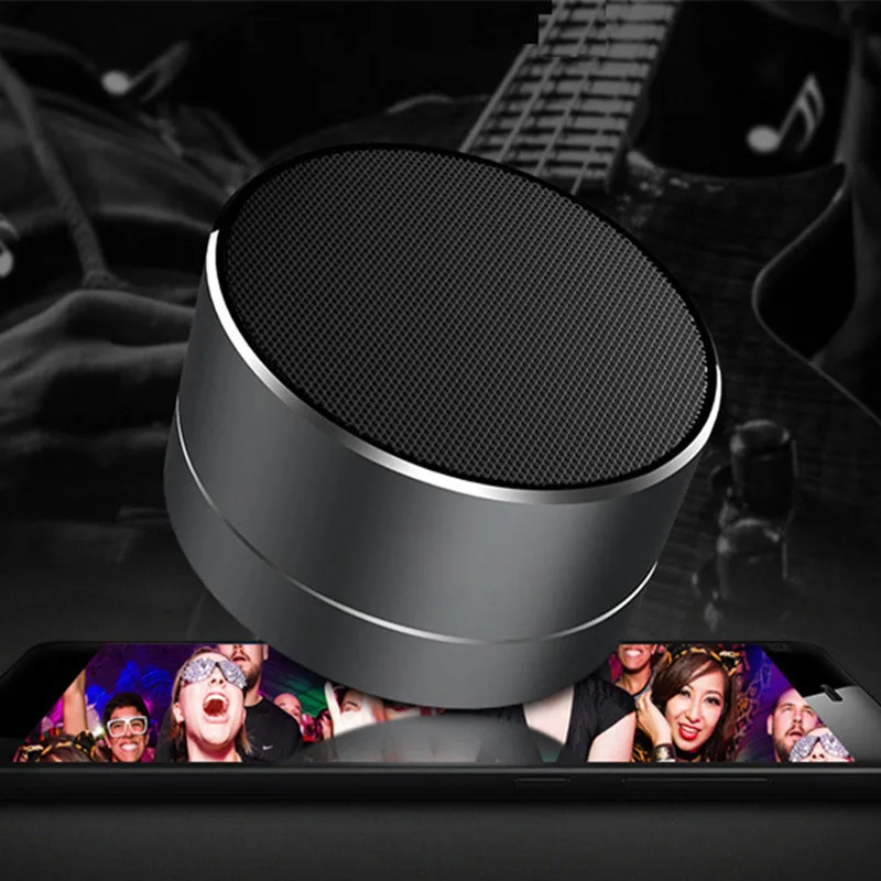 Bluetooth Колонка A10 со светодиодной подсветодиодный кой с микрофоном и FM