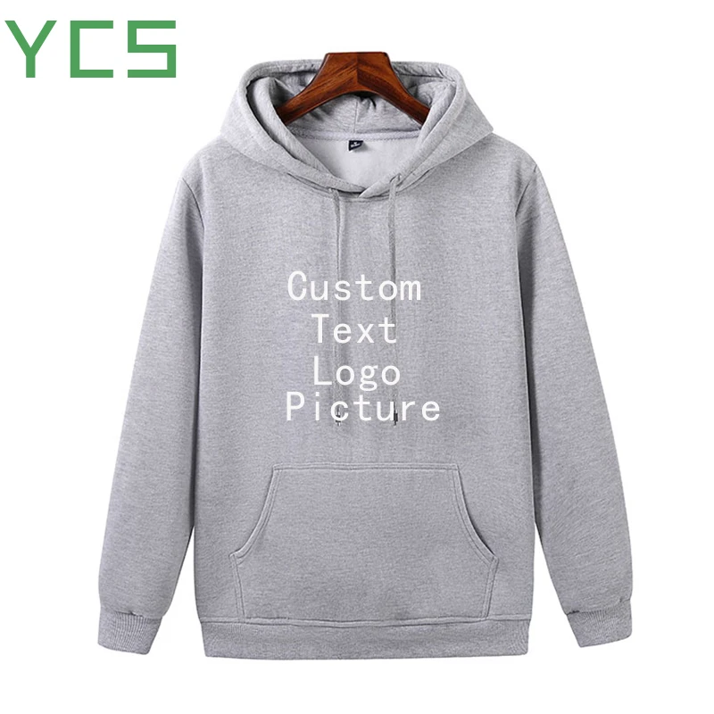 Мужская Толстовка С Карманами YCS модная повседневная толстовка с принтом и