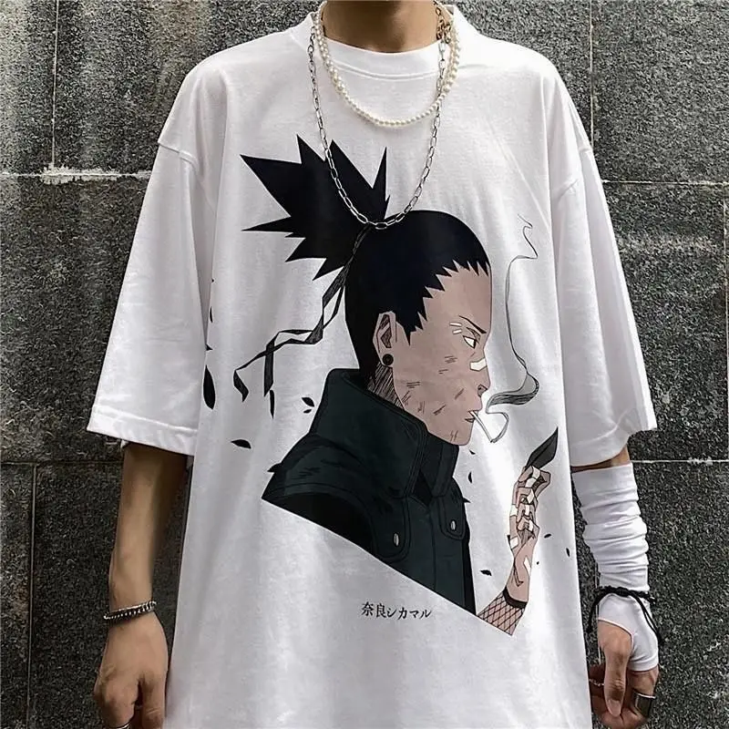 

Graffiti Print T-Shirts Harajuku Men Anime T Shirt O-Neck Hip Hop Men's Clothing Summer High Street Tee Tops Oversized TShirt