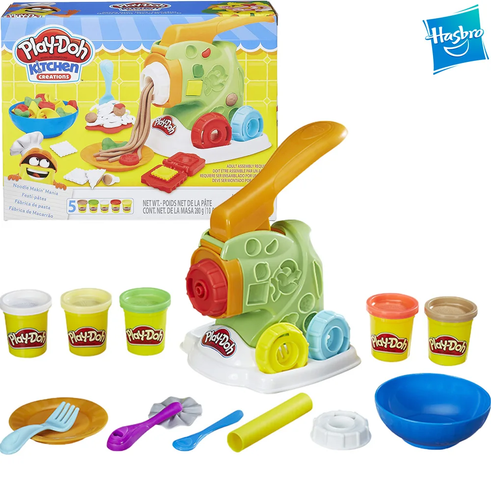 

Hasbro Play-Doh Top Kitchen Creations Noodle Makin' Mania Non-Toxic Brinquedos Infantil Model Toys For Girls Kids Toys Gift