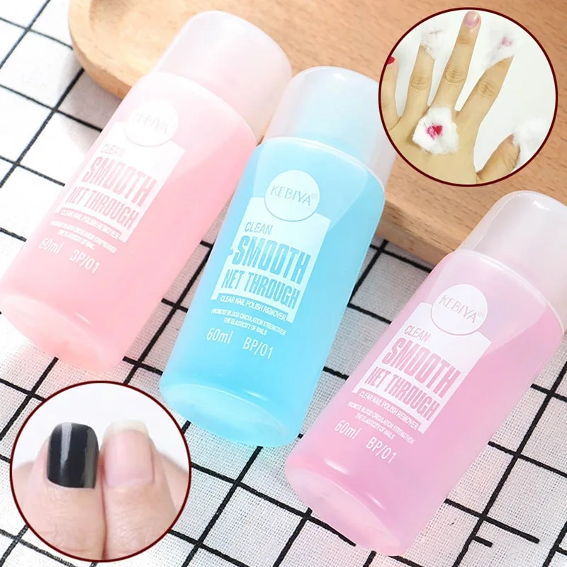 60 мл жидкое моющее средство для удаления УФ гель ногтей Лак чистый бутылочка с