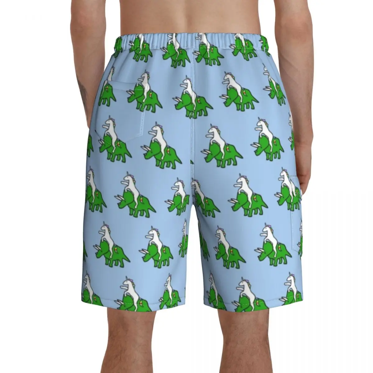 

Rave Board Shorts Men Beach Swimming Trunks Polyester Pattern Swim Trunks