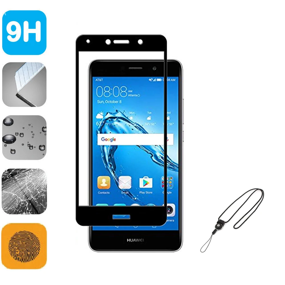 9H закаленное стекло полное покрытие ЖК экран протектор экрана для huawei Ascend XT2 +