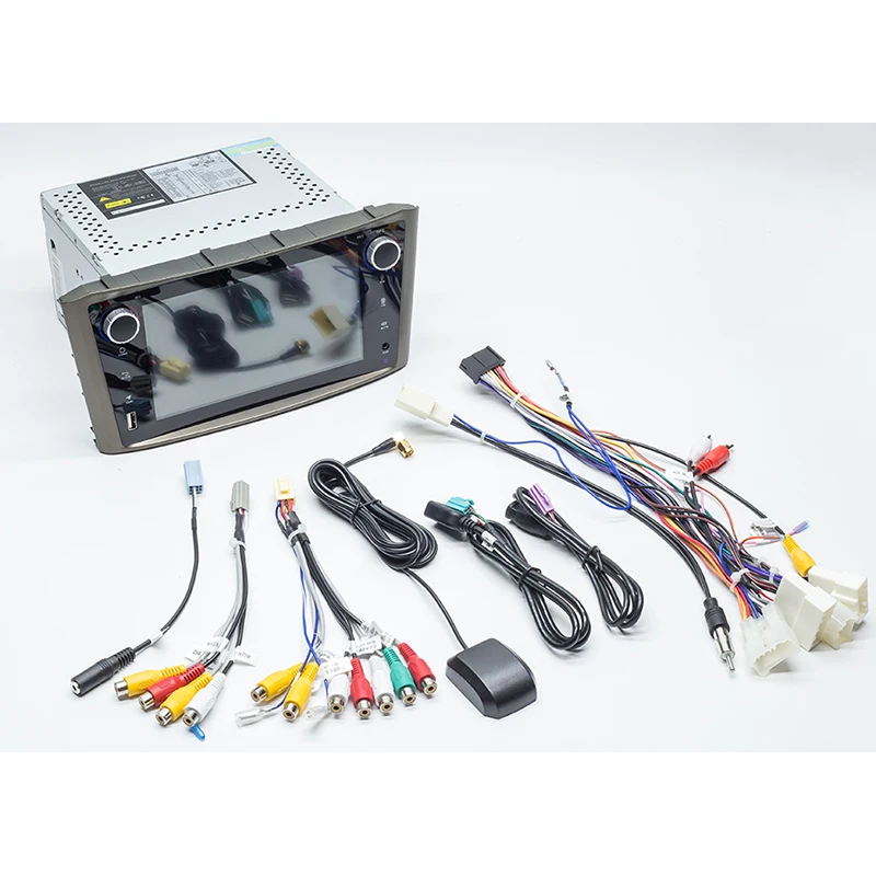 Автомагнитола DSP4 + 64 ГБ Android 10 GPS мультимедиа стерео DVD-плеер для Toyota Avensis T25 2003-2008