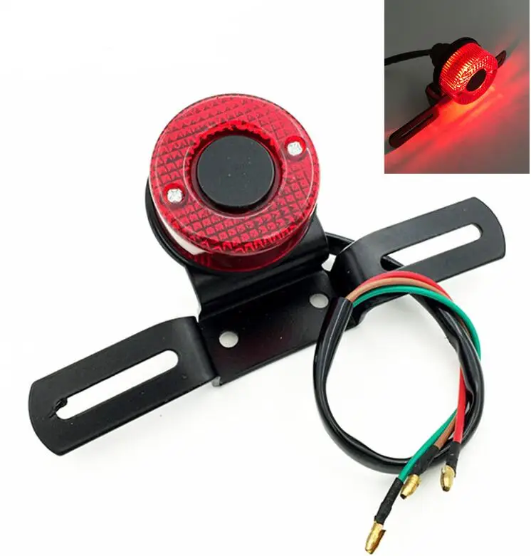Мотоцикл Велосипед Задний тормоз Стоп номерной знак светильник для Harley Chopper/Bobber