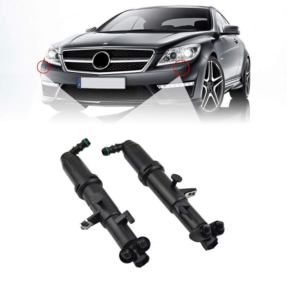 

For Mercedes-Benz W221 CL550 CL600 S400 S550 S600 2007-2013 Front Headlight Washer Nozzle Left Right 2218601347 2218601447