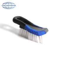 car wheel wash brush mat cleaner blue short handle for vehicle wheel rims tire household cleaning clean washing car accessories