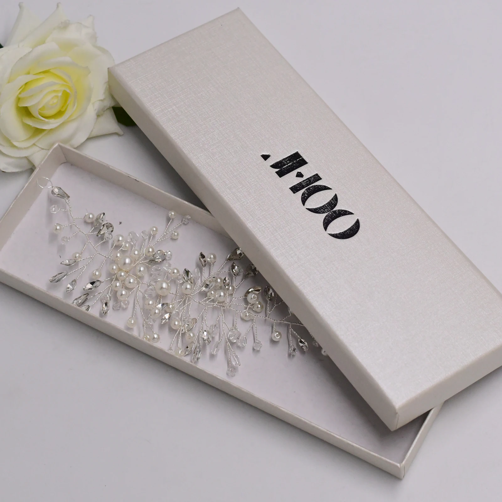 

JHOO украшения для волос, свадебный головной убор, стразы, головная повязка на голову для невесты, украшения для волос для женщин