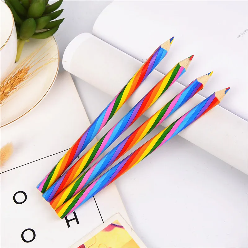 

4 шт./компл. разноцветные карандаши HB предварительно заточенные цветные карандаши 4 в 1, разноцветные для рисования, карандаши для рисования и набросков