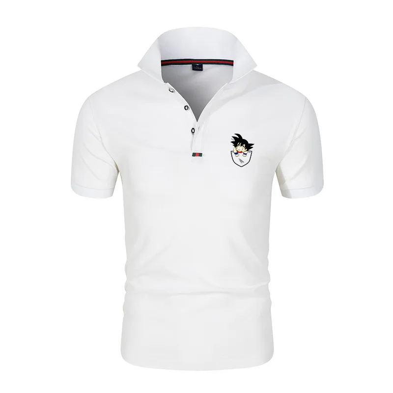 

Summer 2020 New Cotton Men's Cotton Polo Shirt Men's Casual Breathable Polo Shirt Short Sleeve M-4XL