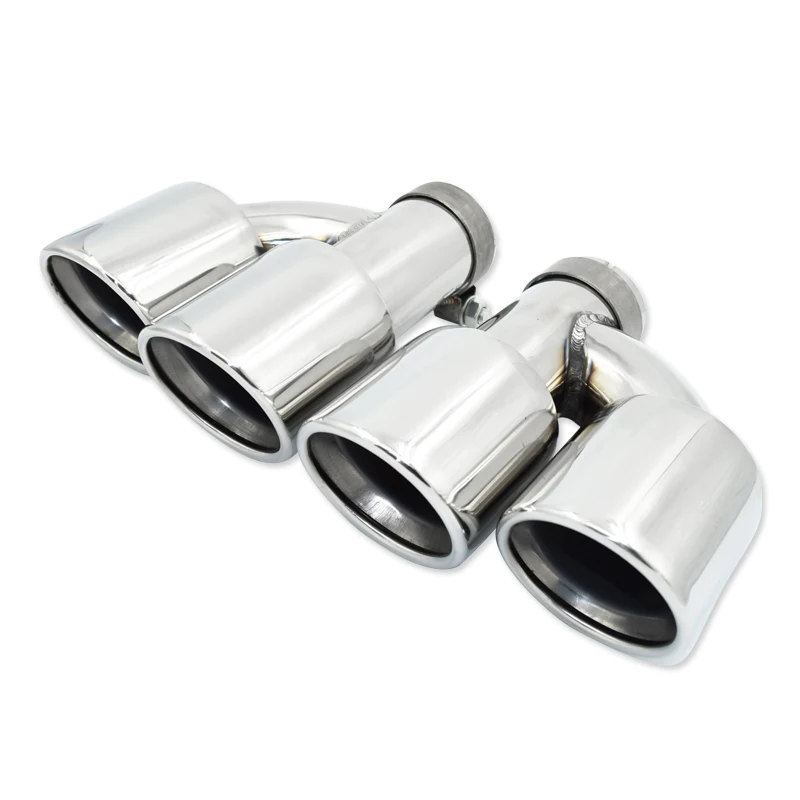 Хорошее качество одна пара четыре выхода серебристый/черный нержавеющая сталь