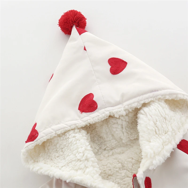 Теплое пальто для маленьких девочек зимняя одежда модная верхняя младенцев с