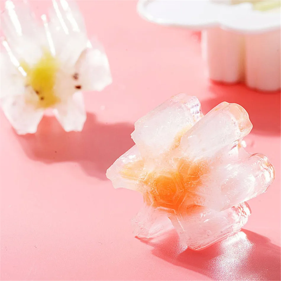 Снежинка ледяной куб плесень холодильник домашний ящик шлифовальный станок для