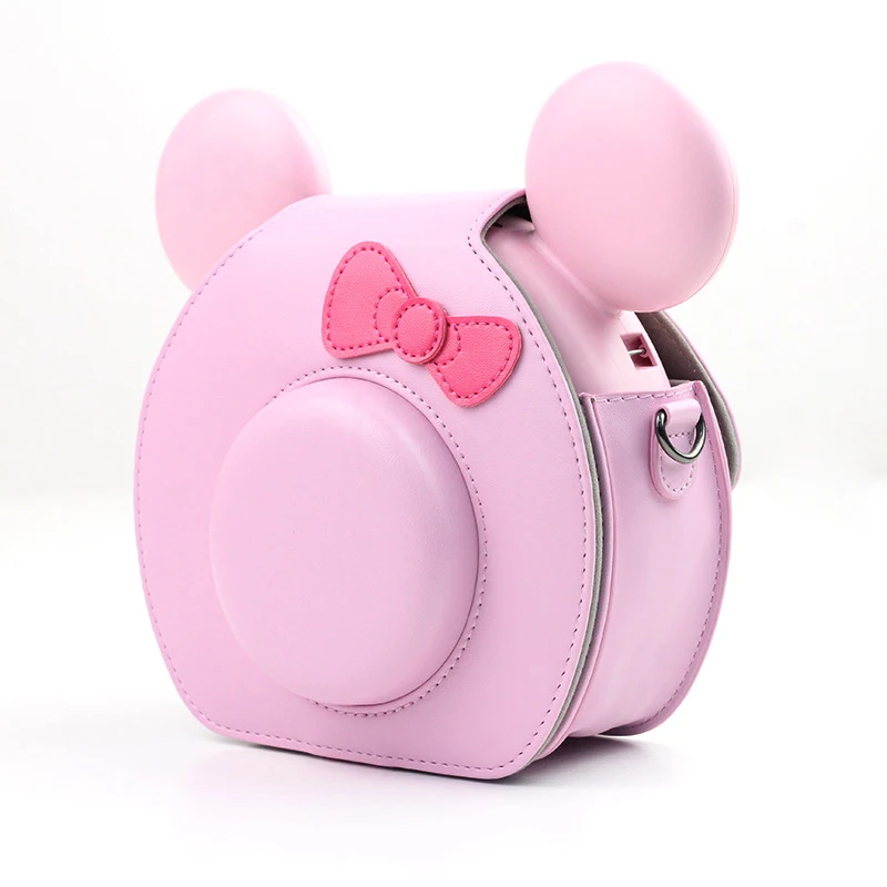 Fujifilm Instax Mini TsumTsum Защитная пленка для камеры моментальной печати чехол с плечевым ремнем, сумка из искусственной кожи Аксессуары