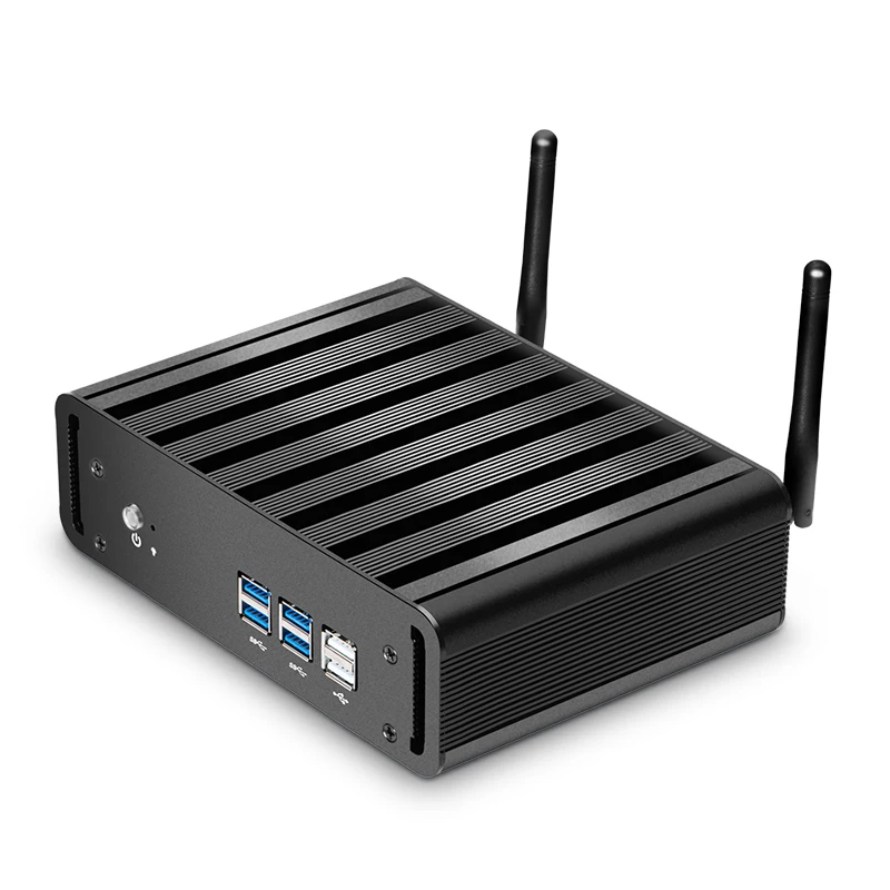 XCY Mini Pc Intel Core i7 7500U 7560U Windows 10 pro Linux VGA HDMI USB Micro Fanless Computer Minipc Htpc Thin Client Nuc Ps | Компьютеры