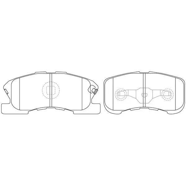 Колодки дисковые передние Daihatsu Sirion/YRV 1.0i/4WD/1.3 WTi Sport/Move 1.0i 98 FIT FP6168 | Автомобили и