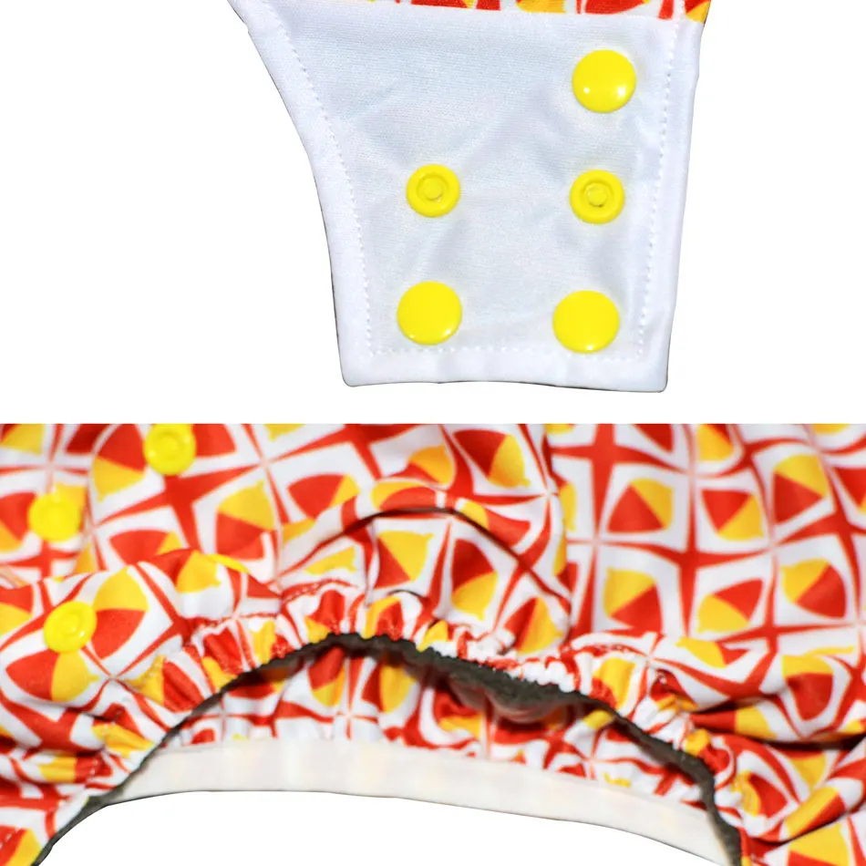 Wizinfant OS AIO & Pocket Diaper с пеньковой и угольной бамбуковой вставкой S M L регулируемые