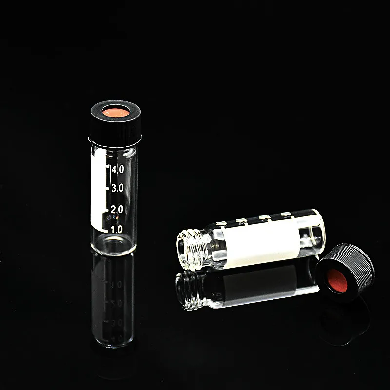 Флакон для образцов прозрачный хроматографические флаконы дюйма 4 мл открытый