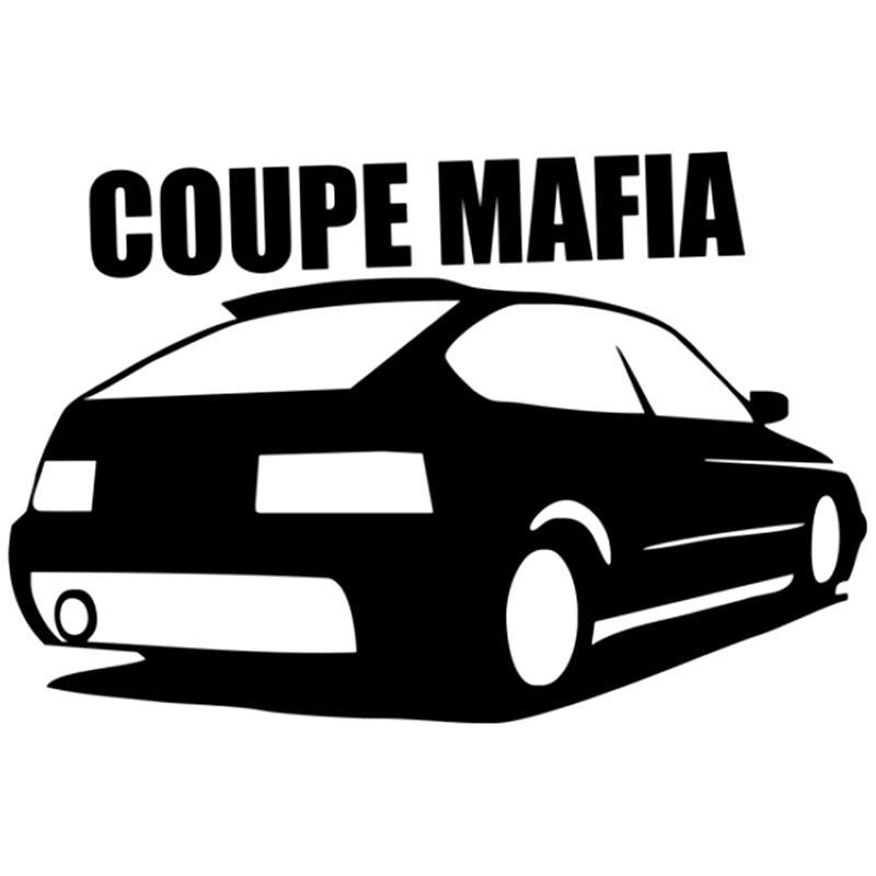 CK2760#*см наклейки на авто ВАЗ 2112 Coupe mafia водонепроницаемые машину наклейка для
