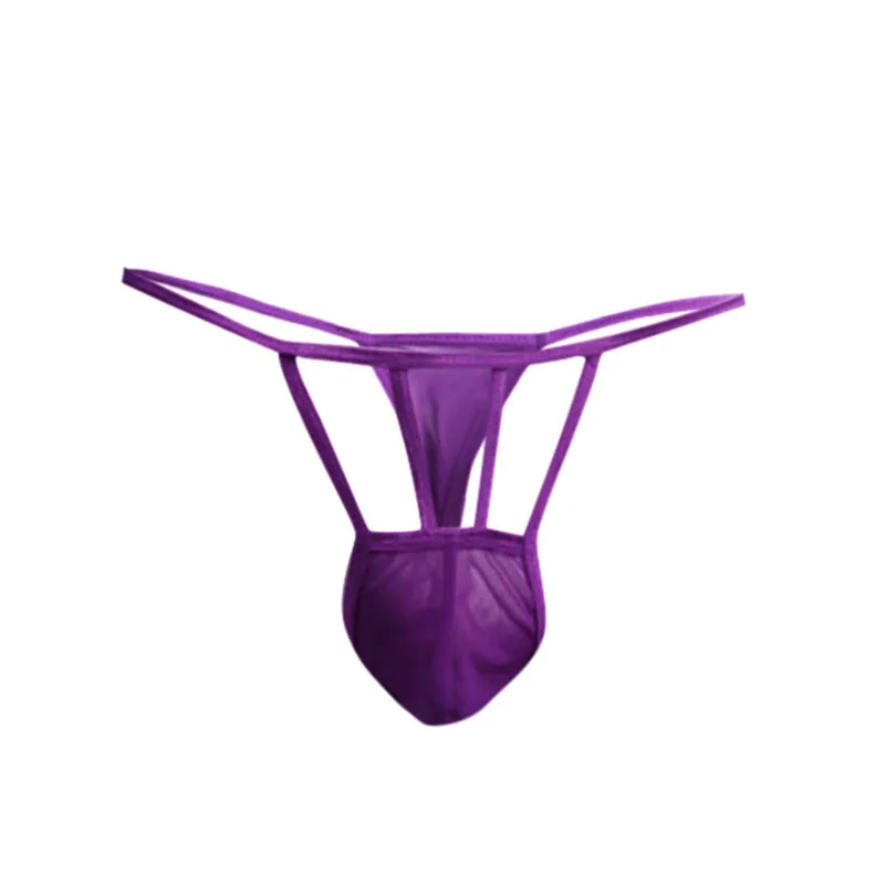 Мужские прозрачные сетчатые трусики нижнее белье 4 шт./упаковка без бретелей #3D31|G-стринги и танга| |