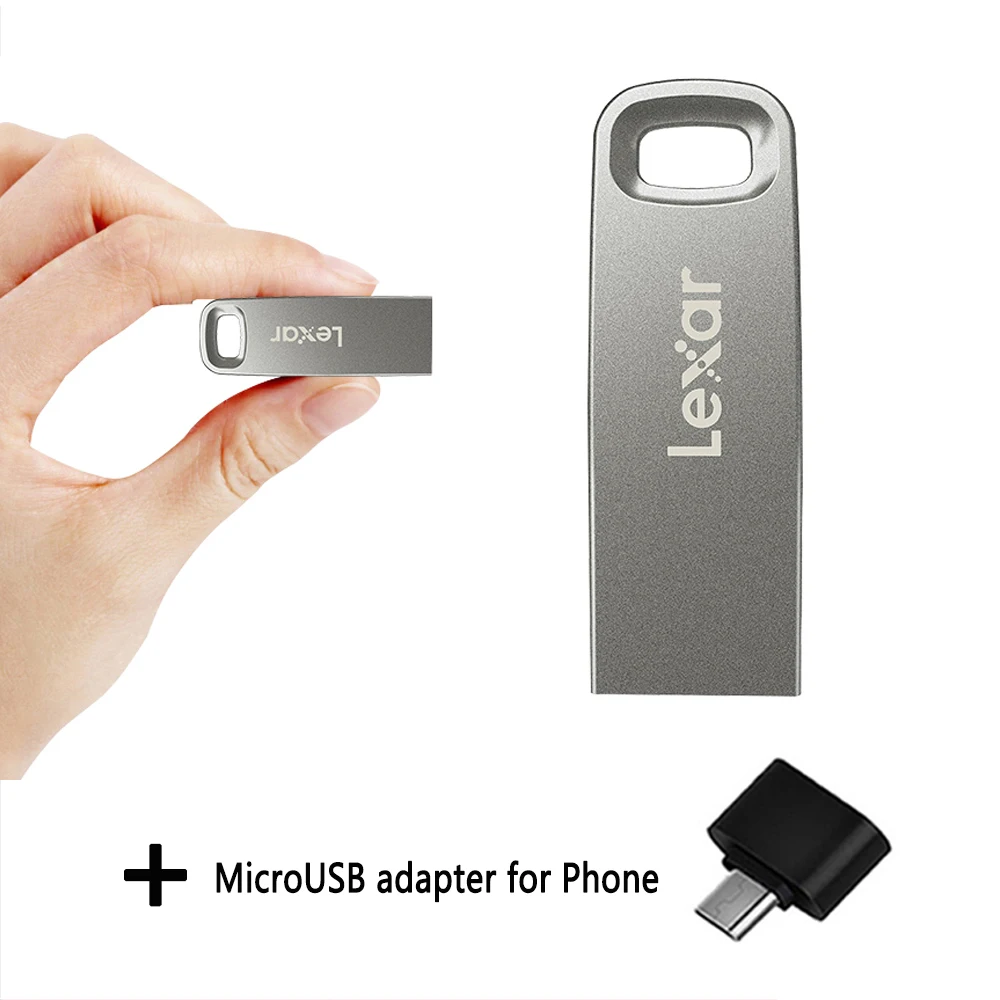 M45-A Lexar, металлический USB флеш-накопитель, 128 ГБ, USB 3,0, флеш-накопитель, 64 ГБ, флешка, 32 ГБ, usb, 16 ГБ, карта памяти, запоминающее устройство, u-диск - Цвет: M45-A