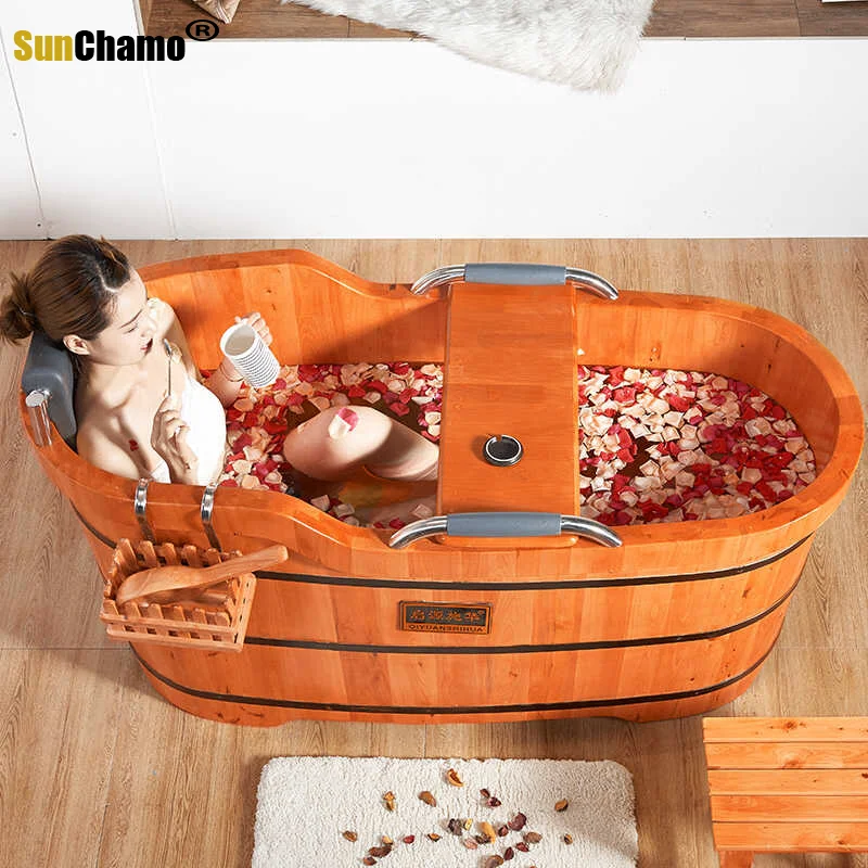 Высокое качество Cedar Barrel ванна безопасное сиденье для взрослых подушка душа из