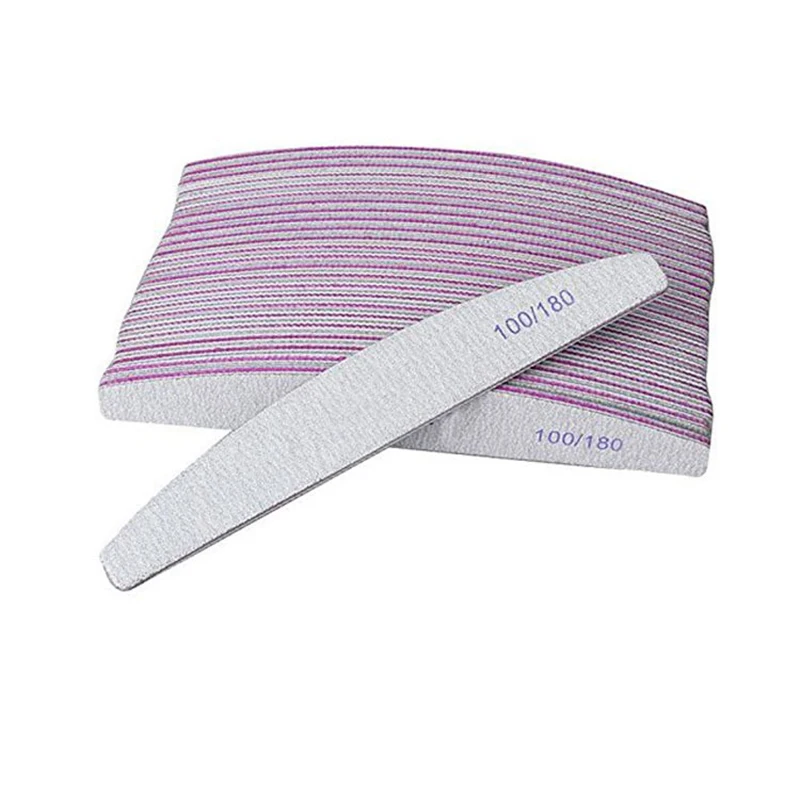 100/180 пилки для ногтей буфер блока пилка полирования маникюра и педикюра