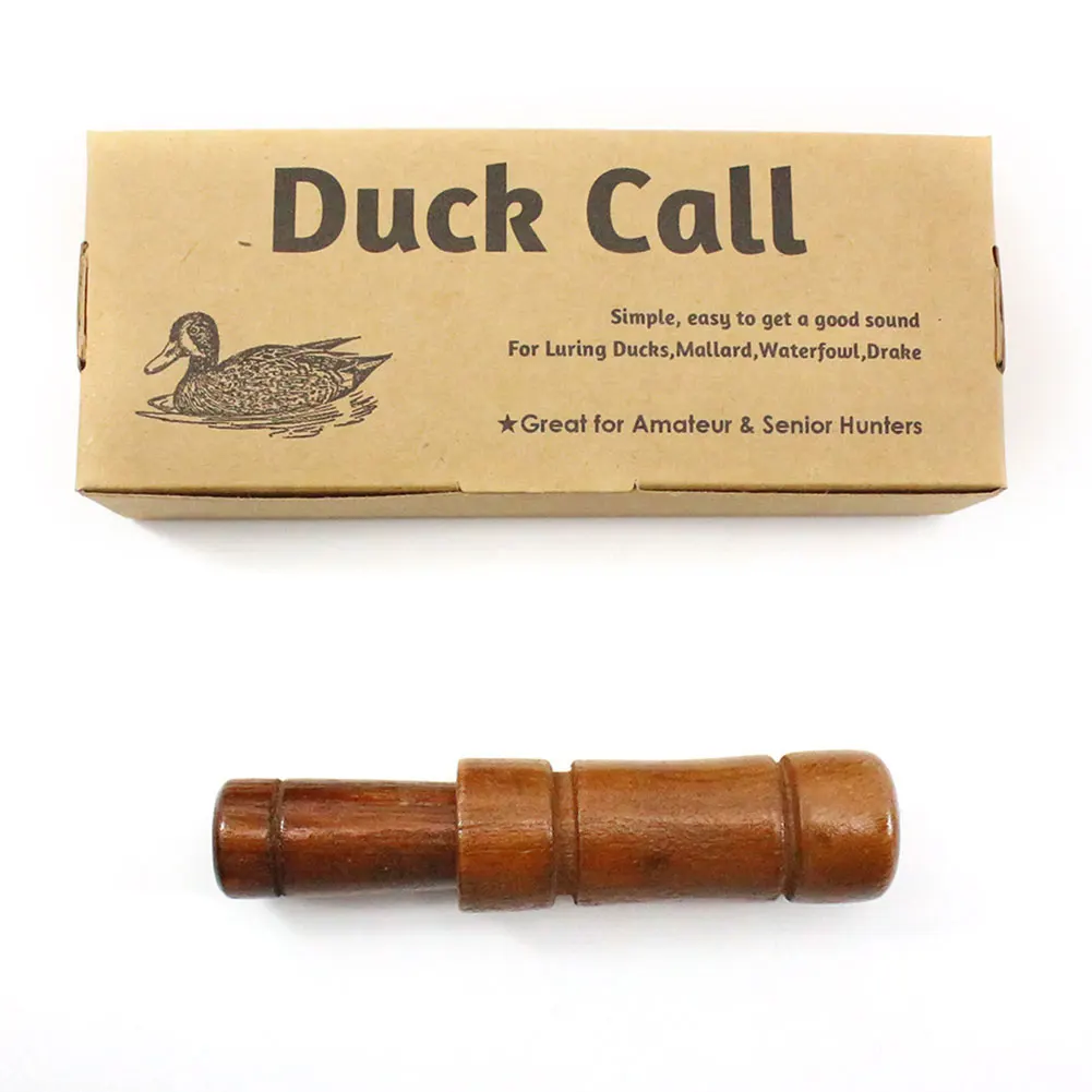 

Outdoor Hunting Wood Whistle Luring Drake Duck Wild Ducks Mallard Waterfowl Caller Voice Hunting Decoys Hunter Hunting Accessory