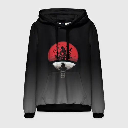 Мужская толстовка 3D Itachi Clan Uchiha|Мужские толстовки и свитшоты| |
