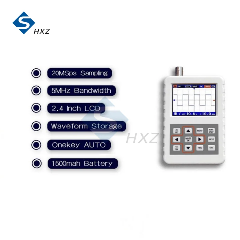 Портативный цифровой мини-осциллограф DSO FNIRSI PRO полоса пропускания 5 м частота