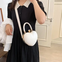 luxury heart purses and handbags for women wedding evening bags party clutch fashion lady love shoulder crossbody bag for girls