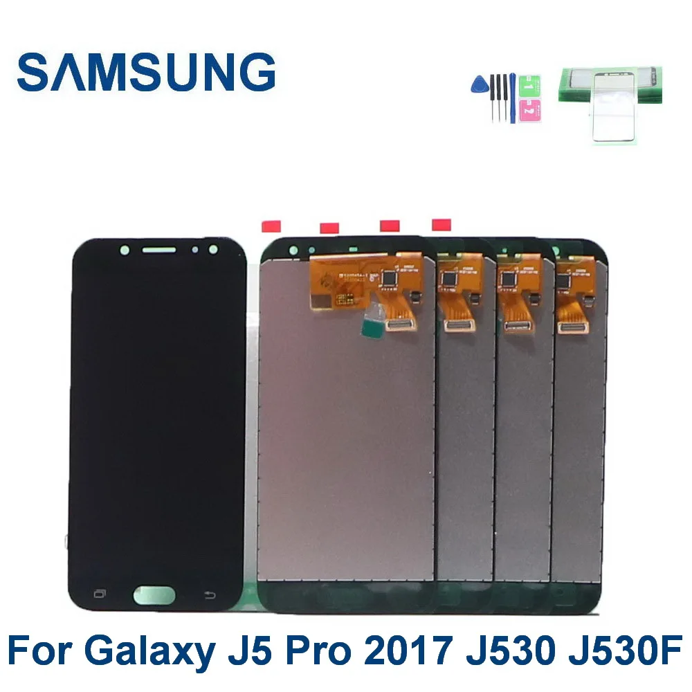 5 шт./лот J530 ЖК дисплей для Samsung Galaxy J5 Pro 2017 SM J530F J530M Железный сенсорный экран