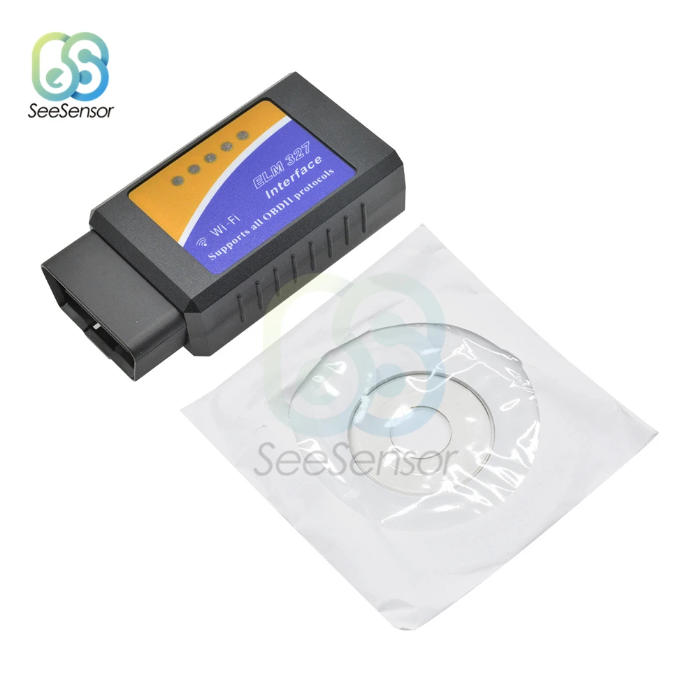 ELM327 Bluetooth/Wifi Diagnostic Scanner OBD2 V1.5 Mini Elm 327 Bluetooth Auto Tool OBDII for Android/IOS/Windows | Инструменты