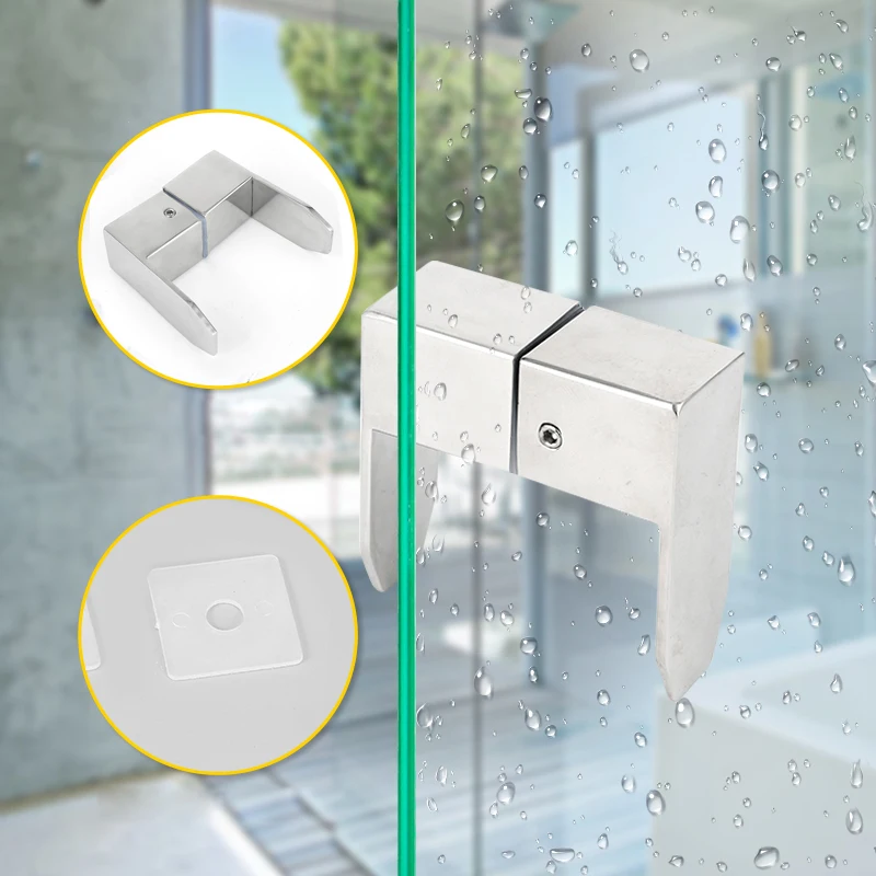 304 stainless steel shower room glass door glass cabinet handle bathroom door single door handle door black free global shipping