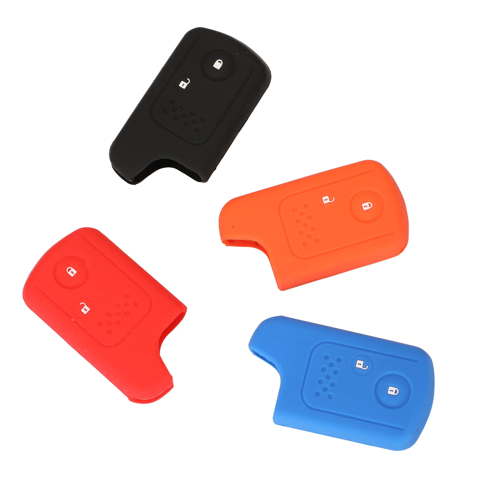 

10 шт., силиконовые защитные чехлы для Honda Accord Fit Crv Civic 2011-2015