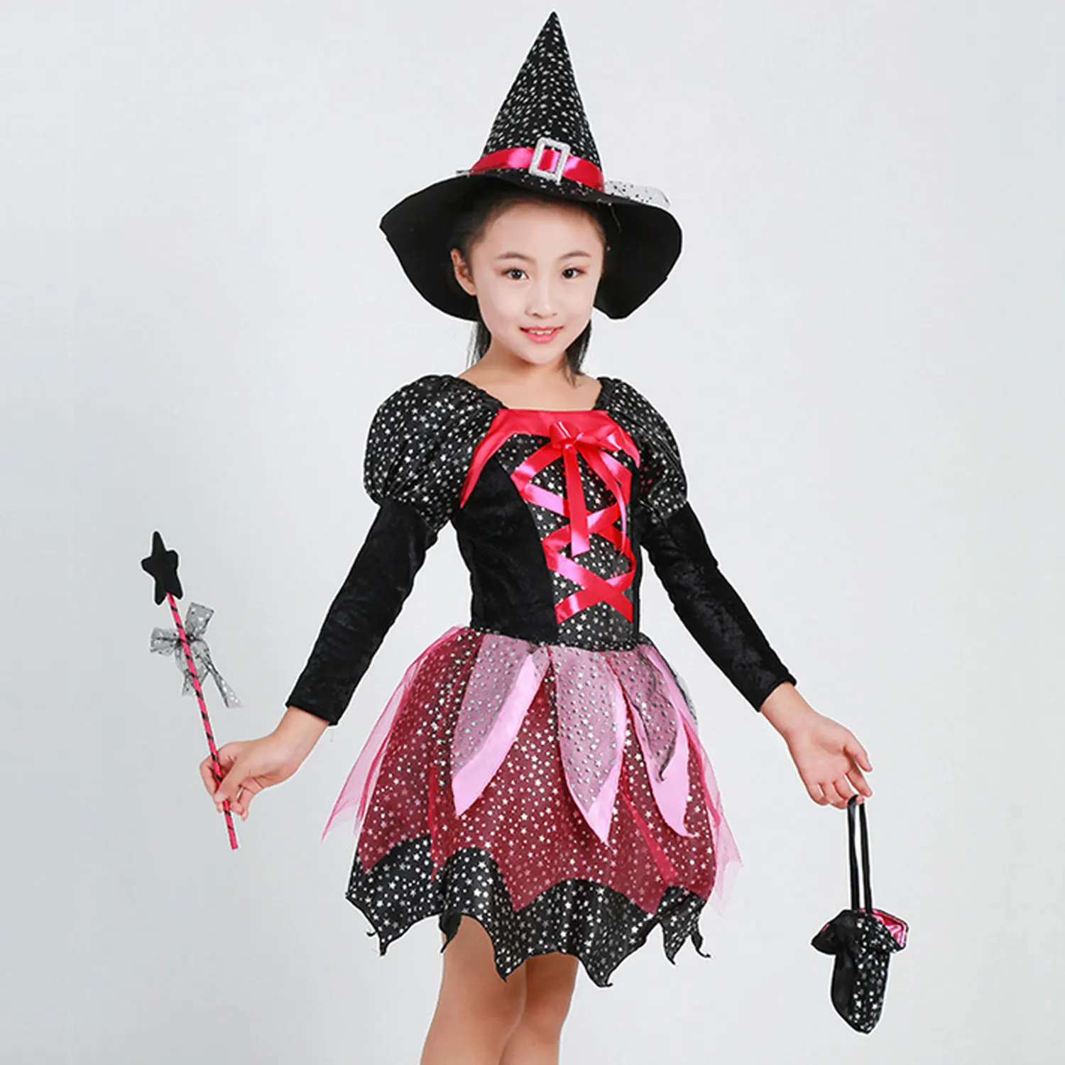 Детское платье с юбкой ведьмы для косплея на Хэллоуин девочек|Шутки и розыгрыши| |