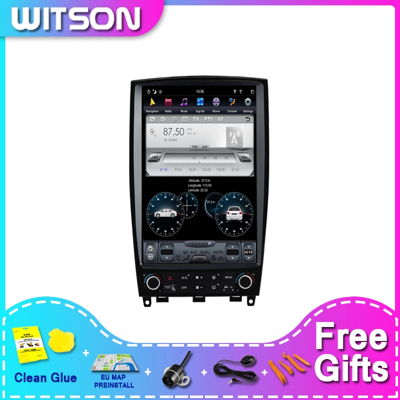 

WITSON Android 9,0 Tesla автомобильный DVD мультимедийный плеер для INFINITI QX50 2010- 2013 LOW 4G RAM 32GB ROM