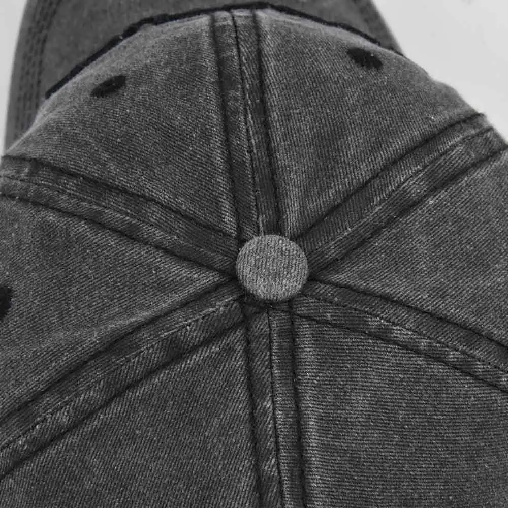 

1pc Men's Cap Letter Embroidery Retro Washed Cotton Baseball Cap Outdoor Sports Bones Gorras Dad Hats Casquette Snapback