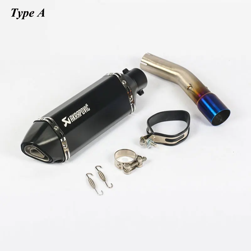 Akrapovic выхлопная труба мотоцикла средней трубы мото SC Средний патрубок