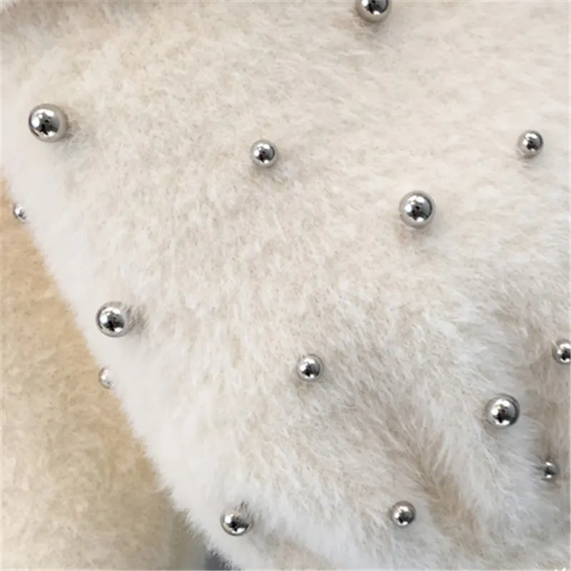 Норковый кашемировый свитер женский кардиган на осень и зиму мультяшный аниме