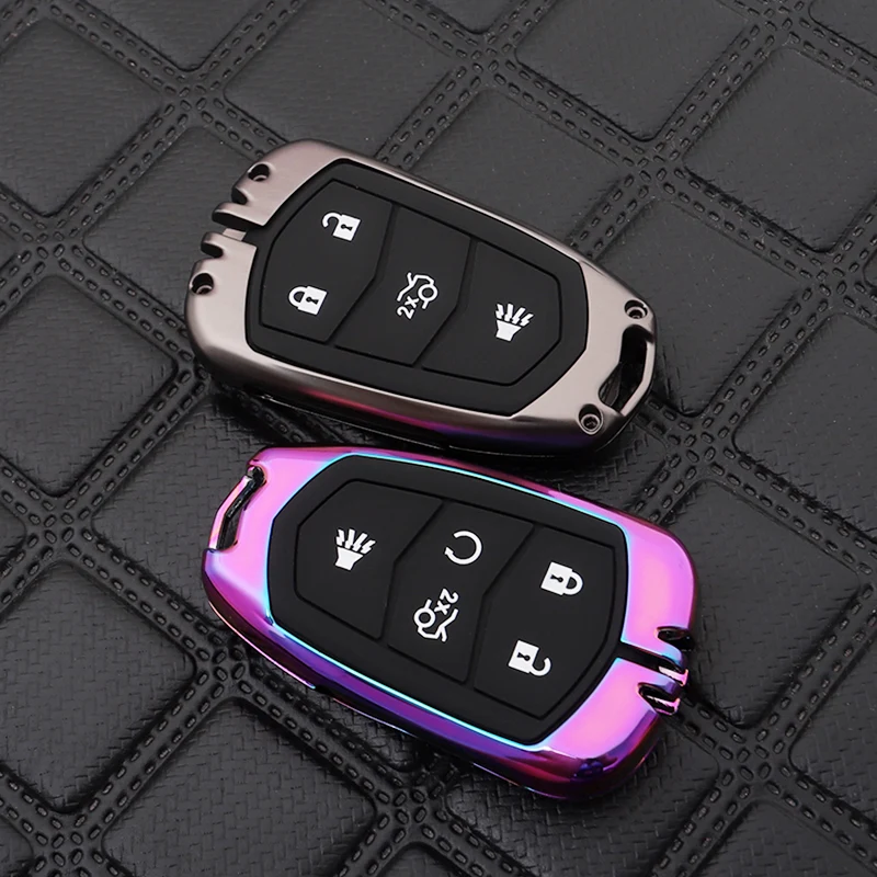 Цинковый сплав + силиконовый чехол для ключей от машины полное покрытие Cadillac ATS-L